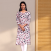 Lycra Cotton Printed Kurta  