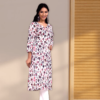 Lycra Cotton Printed Kurta  