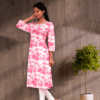 Tie and Dry Cotton Kurta with Gotta Patti Work kurta  