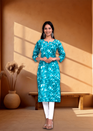 Bandej Printed Cotton  with Hand Work