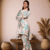 Digital Print Muslin fabric Co-ord Set  