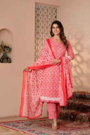 Flamingo Pink Suit Set