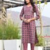 Sanganeeri Cotton Hand Block Printed Suit Set  