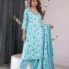 Iceberg Cotton Salwar Suit with Floral Print  