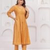 Gold Fish 2 Piece Kurta Set in Muslin Fabric  