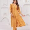 Gold Fish 2 Piece Kurta Set in Muslin Fabric  