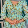 Aqua Island Cotton Floral Printed i Suit Set  