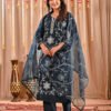 Silk Blend Suit Set for Women ethnic wear for women, festive ethnic wear, festive suit set, lightweight silk blend suit, silk blend suit set, silk kurta set, women’s silk suit 