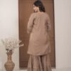 Golden Simar Silk Embroidered Sharara Suit Set ethnic wear for women, festive ethnic wear, festive suit set, lightweight silk blend suit, silk blend suit set, silk kurta set, women’s silk suit Golden Simar Silk Embroidered Sharara Suit Set ethnic wear for women, festive ethnic wear, festive suit set, lightweight silk blend suit, silk blend suit set, silk kurta set, women’s silk suit