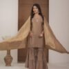 Golden Simar Silk Embroidered Sharara Suit Set ethnic wear for women, festive ethnic wear, festive suit set, lightweight silk blend suit, silk blend suit set, silk kurta set, women’s silk suit Golden Simar Silk Embroidered Sharara Suit Set ethnic wear for women, festive ethnic wear, festive suit set, lightweight silk blend suit, silk blend suit set, silk kurta set, women’s silk suit
