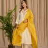 Banarasi Dupatta Suit with Mirror Embroidery ethnic wear for women, festive ethnic wear, festive suit set, lightweight silk blend suit, silk blend suit set, silk kurta set, women’s silk suit Banarasi Dupatta Suit with Mirror Embroidery ethnic wear for women, festive ethnic wear, festive suit set, lightweight silk blend suit, silk blend suit set, silk kurta set, women’s silk suit