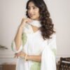 Noor White Hand-Embroidered Suit Set ethnic wear for women, festive ethnic wear, festive suit set, lightweight silk blend suit, silk blend suit set, silk kurta set, women’s silk suit Noor White Hand-Embroidered Suit Set ethnic wear for women, festive ethnic wear, festive suit set, lightweight silk blend suit, silk blend suit set, silk kurta set, women’s silk suit