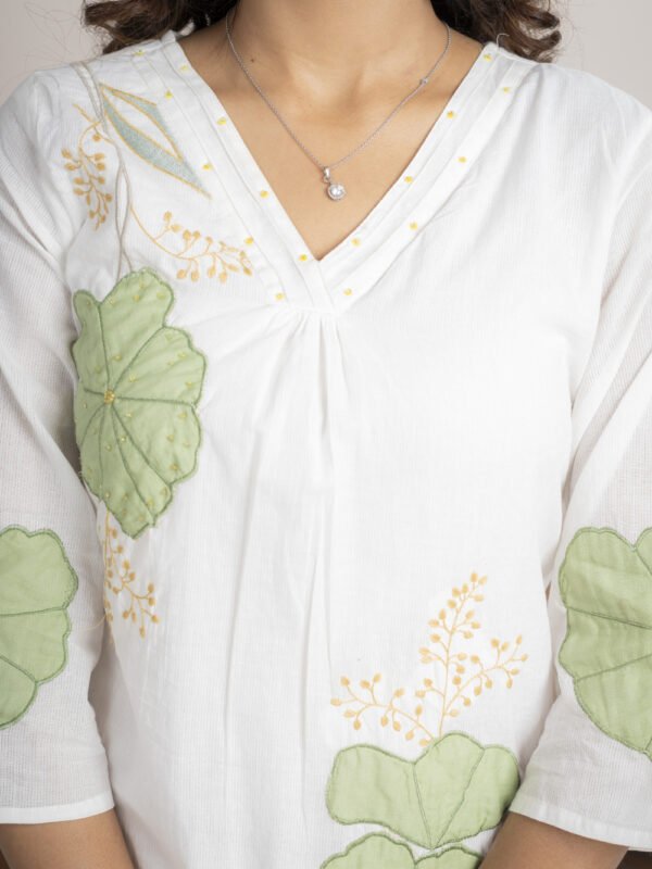 Noor White Hand-Embroidered Suit Set ethnic wear for women, festive ethnic wear, festive suit set, lightweight silk blend suit, silk blend suit set, silk kurta set, women’s silk suit Noor White Hand-Embroidered Suit Set ethnic wear for women, festive ethnic wear, festive suit set, lightweight silk blend suit, silk blend suit set, silk kurta set, women’s silk suit